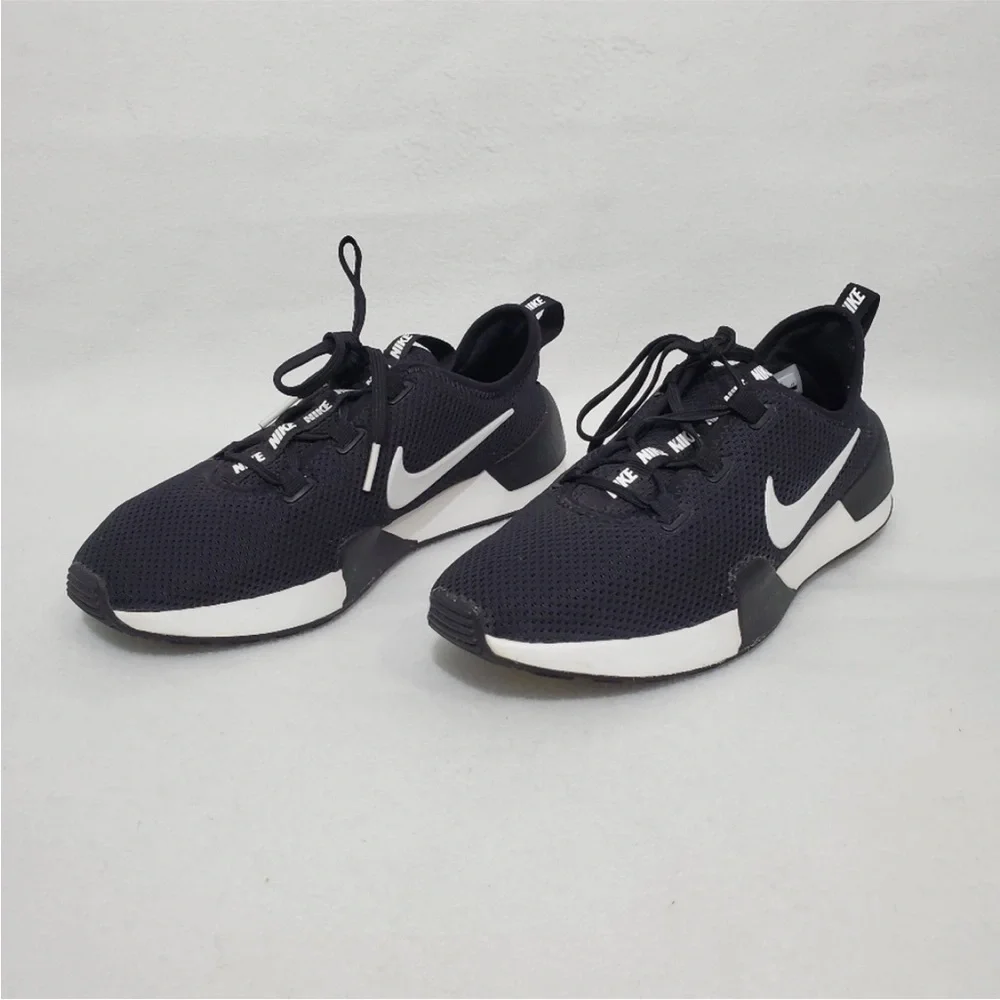Nike Ashin Black/White Running Sneakers Size 7.5 - Picture 3 of 6